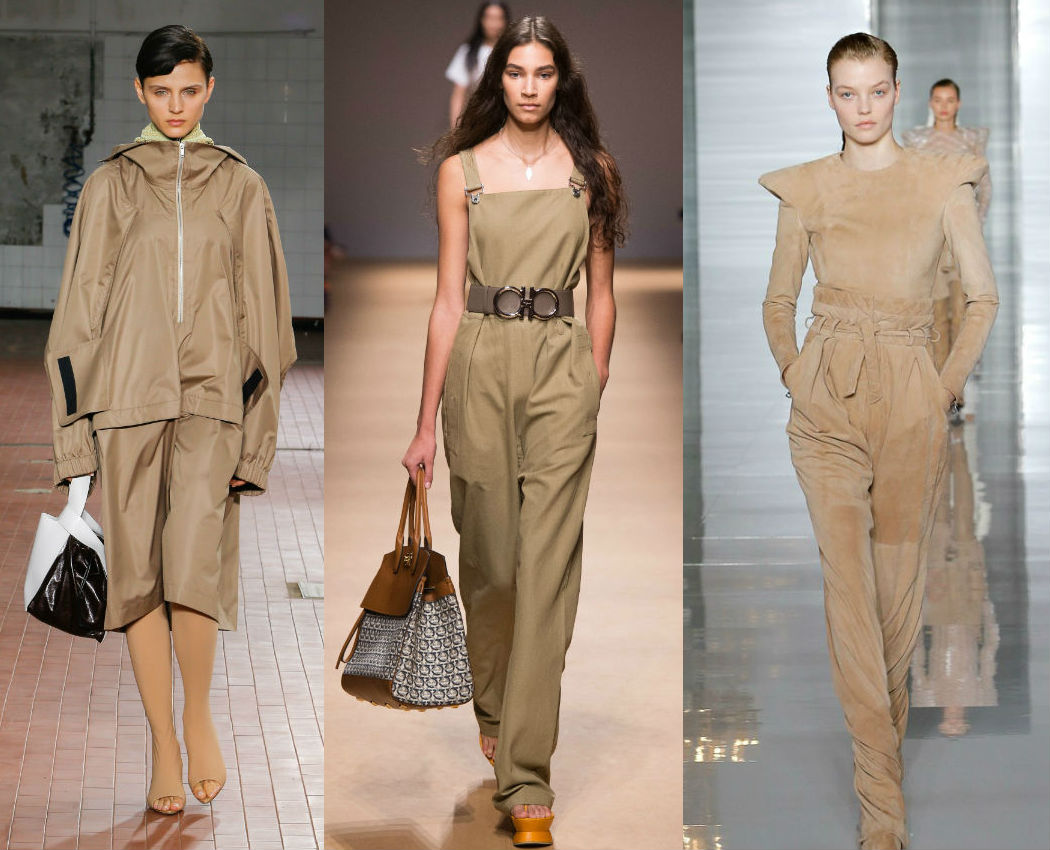 tonal dressing in white, beige, and eggshell runway