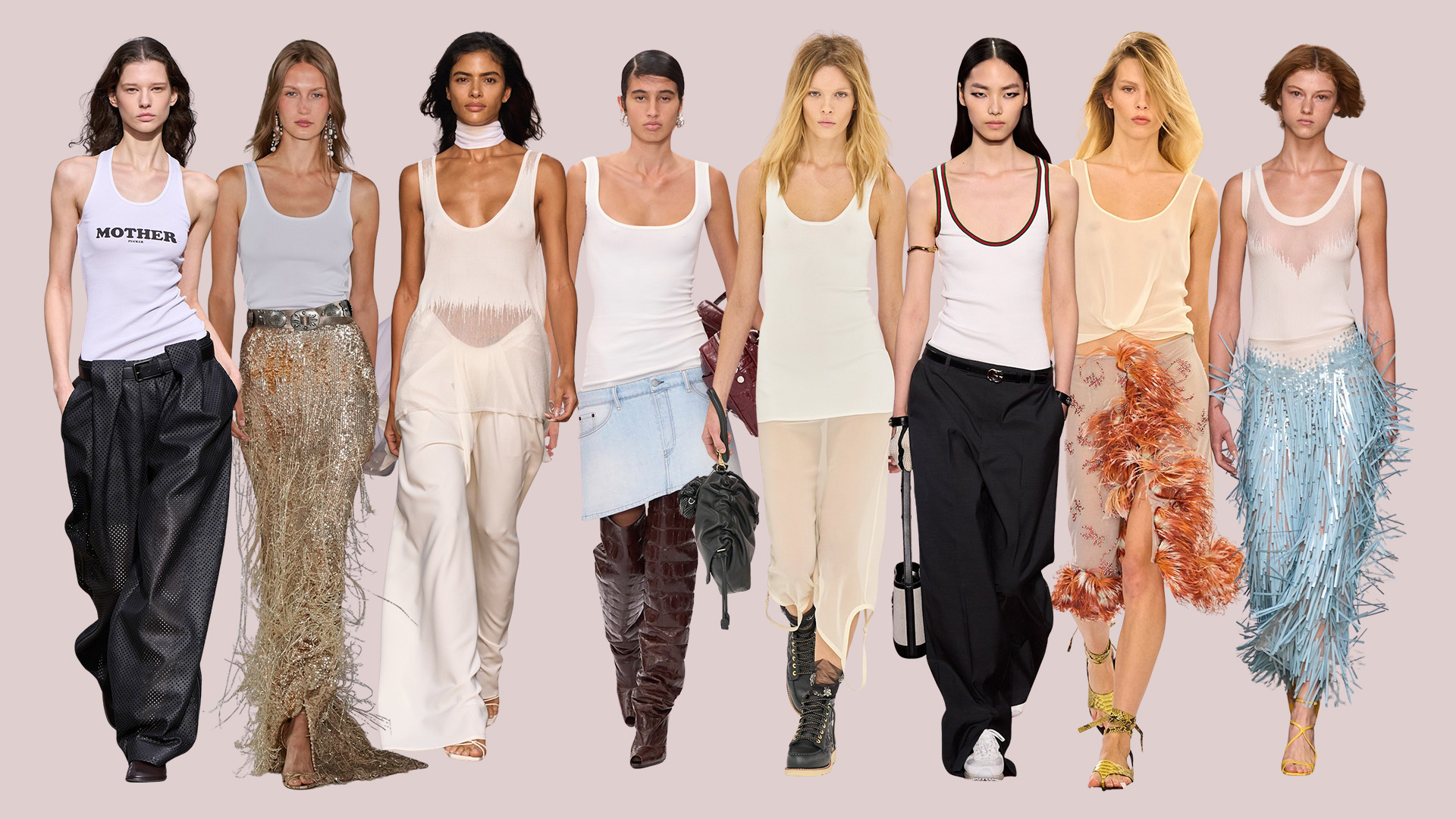 2026 Fashion Trend-The Best Scoop-Neck White Tank Tops for Summer 