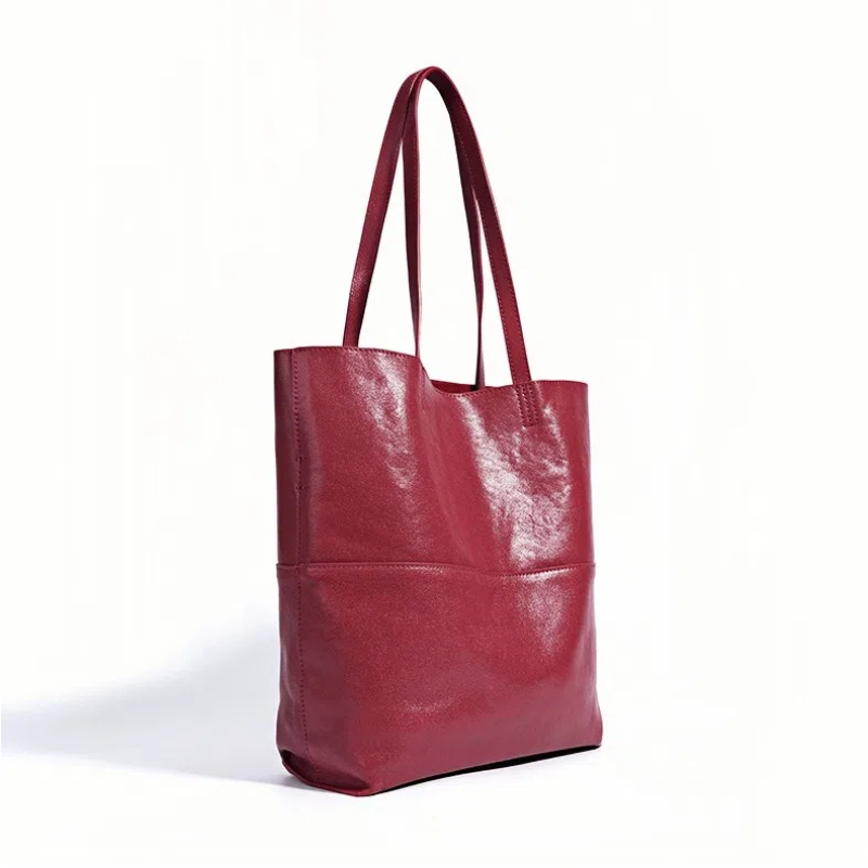 00016L-11043-Luxury Tote Bag Athena-Leather Work Bag with Reinforced Base & Multi-Compartment