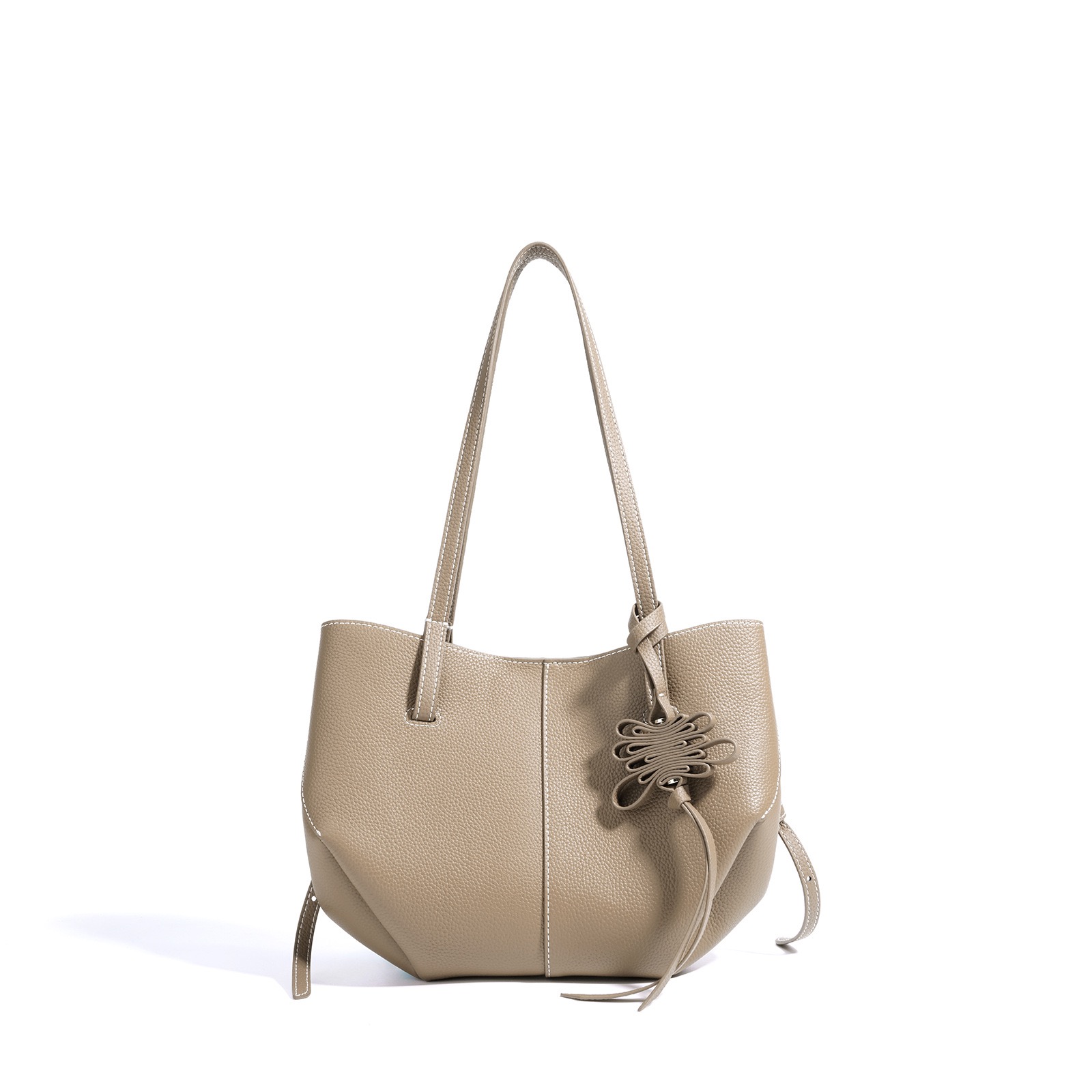 00004L-11042-Convertible Tote Bag Hazel- Waxed Leather Work Bag with Adjustable Size‌