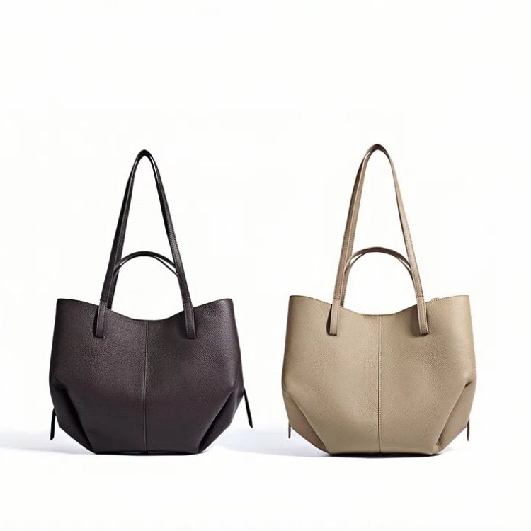 00020L-11042-Convertible Tote Bag Hazel- Waxed Leather Work Bag with Adjustable Size‌